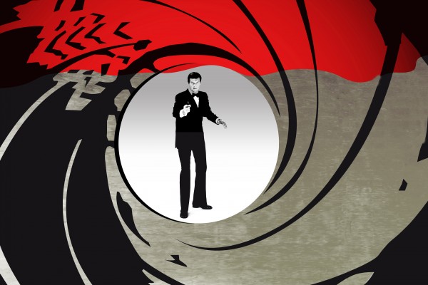 Hinterglasmalerei Bild „James Bond“